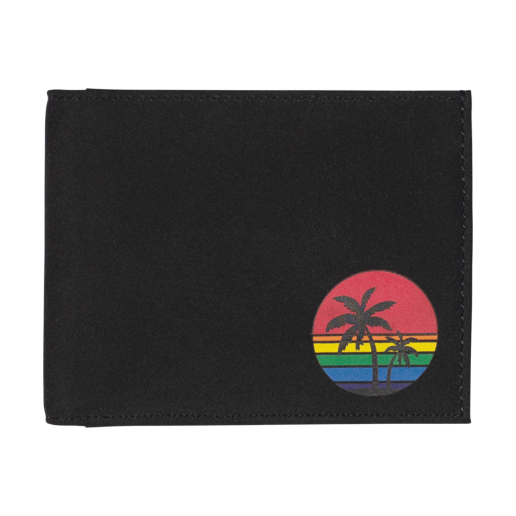 oxmox RFID Pocketbörse Rainbow Palms - 8091306 - Frontansicht
