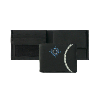 oxmox RFID Pocketbörse Windrose