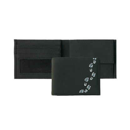 oxmox RFID Pocketbörse Footsteps