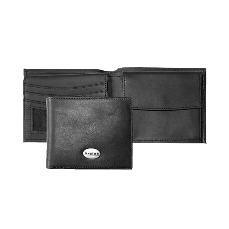oxmox RFID Querscheinbörse Black - 8081100